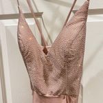 La Femme  Mauve BRAND NEW 30432 Beaded Plunging V-Neck SIZE 4 Photo 7