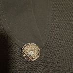 St. John  Caviar Black knit wool Blazer Jacket  Sz M Photo 6