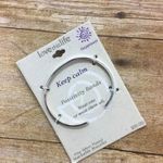 David Culiner "Love This Life" Keep Calm Cuff Bracelet, Silver Plated Photo 0
