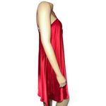Kathy Ireland Vintage Intimates women’s Red Satin Nightgown size L Photo 2