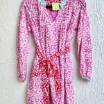 Roller Rabbit Vinca Nydia Cotton Blend Floral Print Mini Dress Pink Womens XXS Photo 1