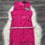 NWT NBD X Naven Lace Dahlia Dress in Pink Glo Size XS Photo 8