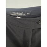 Tribal Women's High Rise Wide Leg Cropped Pant Black Size 16W Photo 2