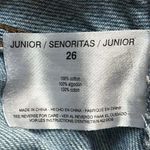 Ella Moss Juniors Vintage High Waist Distressed Denim Medium Wash Jeans Photo 7