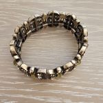Liz Claiborne Vintage Green Rhinestone Stretch Bracelet Photo 2