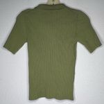 Ribbed Green Sweater‎ Top Green Size XS Photo 4