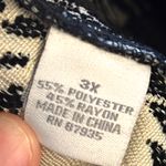 Dress Barn Womens 3X Black White Long Sleeved Open Front Casual Patchwork Jacket Photo 12