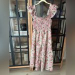 Tuckernuck Smocked floral Nap dress midi embroidered tiered ruffle flutter hill house Photo 5