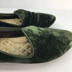 Birdies Women's The Heron Green Plush Velvet Loafers Flats Shoes Size 6 Photo 6