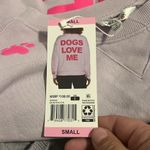 Wildfox New  Dogs Love Me Sweatshirt WF005839 Orchid Patal Purple Pink Sz S Photo 10