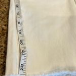SER.O.YA White Cropped Denim Pants NWOT Size 12 Raw Hem 4 pocket design sample Photo 5
