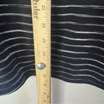 Athleta Elite Striped Half Zip Pullover Long Sleeve Stretch Black White Size XL Photo 7