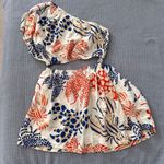 Farm Rio  womens  Mixed Lobsters Linen Mini Dress, M, White/ Multi Nwt Photo 1