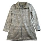 Kuhl XL Alaska Long Sweater Jacket Full Zip Gray Fleece Hiking Coat Women’s Photo 1