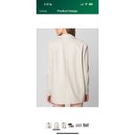 BLANK NYC Oversized Faux Leather Blazer Coat Light Beige Med - New W/ Tags Photo 1