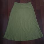 SheIn Green Satin Skirt Photo 0