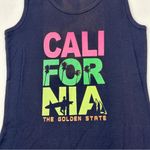 California Republic The Golden State Navy Blue Tank Top Beach Shirt Women Size S Photo 1