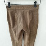 Everlane  Side Zip Button Closure Pull On Stretch Coco Plaid Ankle Crop Pant 00 Photo 8