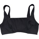 Billabong  Bikini Summer Standard Square Top High Waist Bottoms Textured Black M Photo 3