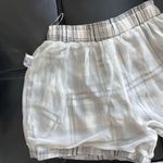 Elastic Waistband Pyjama Checked Plaid Boxer Shorts Photo 4