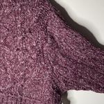 Free People Merry Go Round cropped sweater burgundy heather hue sz XS Photo 4