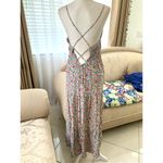 ZARA NWT  Ditsy Floral Print Strappy Maxi Sun Dress in Multicolored Women's M Photo 7