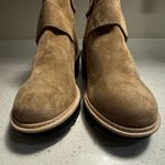 Eileen Fisher Cargo Womens 8 Shoes Brown Suede Wedge Heel Side Zip Ankle Bootie Photo 4