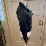 Top Shop Faux Leather Jacket Photo 2