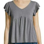 Arizona Jeans NWT Arizona Ruffle Knit Peplum Top Photo 0