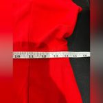 Banana Republic  Red Soft Ponte Midi Dress with Slit right side leg split Photo 3
