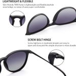 Sunglasses Womens Men Polarized UV Protection Trendy Vintage Retro Round Mirrored Lens Sunglasses For Women Photo 2