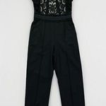 Sea New York Jumpsuit Womens Size 4 Winnie Lace Black Professional Photo 0