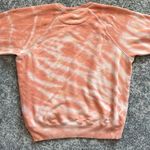 Aerie  Orange Tie Dye Fleece-Of-Mind Vintage Crew Neck Pullover Sweatshirt Photo 7