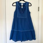 Tommy Bahama $138 Blue Tassel Trim Swim Cover-Up Dress Women's XS Photo 1