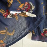 Madewell  x Warm Ruffle-Collar Top Blue Floral XSmall Photo 5