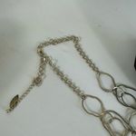 Coldwater Creek Multi Layer Gold Tone Chain Link Evening Formal Wear Necklace Photo 2
