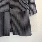 CAbi NEW  Striped Car Coat 5474 Blue Gray Size XS Photo 10
