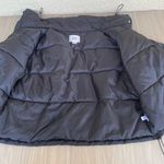 BDG Women's Charcoal Puffer Jacket Photo 4