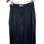 Amur  Blackpleated wide leg high waist pants sz 2 Photo 1
