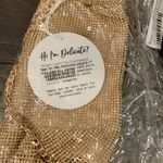 Princess Polly NWT  Bright Lights Champagne color crop top us 12 Photo 2