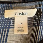 Caslon  Sheer Woven Plaid Top Photo 8