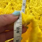 SLEEPING ON SNOW Anthropologie Bright Lights Yellow Alpaca Pointelle Sweater XS Photo 6
