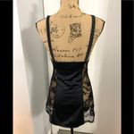 La Perla  Black Satin & Lace Lingerie Chemise Photo 3