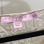 Calypso St. Barth Cream Silk Short Sleeve Dress Size XS Photo 3