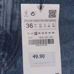 ZARA ripped wide leg jeans Photo 3