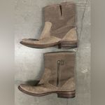Fiorentini + Baker Beige Studded Suede Ankle Boots Photo 3