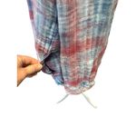 Free People  Plaid Shacket with Pockets and Metal Snaps – Size M-Coastal Boho Photo 5