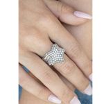 Paparazzi Here Come The Fireworks White Ring (11) Photo 0