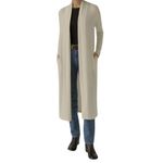 Michael Stars  Izzy Longline Open Front Cardigan Oatmeal Size:S 47" NWT Photo 1