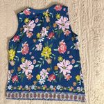 Carolina belle Floral print sleeveless multi-colored blouse in size M • Photo 8